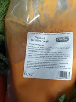 velouté  lentilles corail
