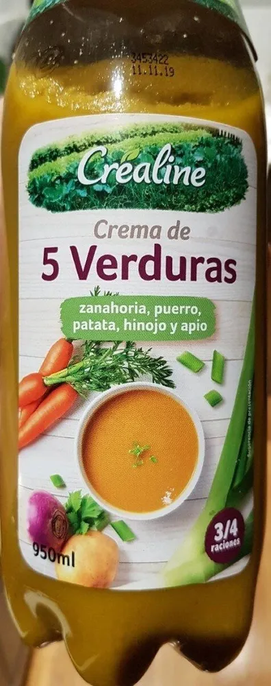Crema de verduras