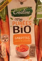 Mes purées bio carottes
