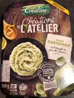 Purée d'artichaut à l'aneth et jus de citron