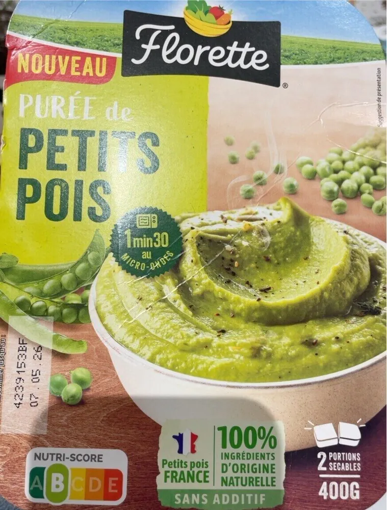 Puree de petits pois