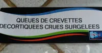 Queues de crevettes décortiquées crues surgelées