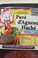 Pavé d'agneau haché