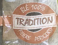 Baguette de pain  tradition 100% blé