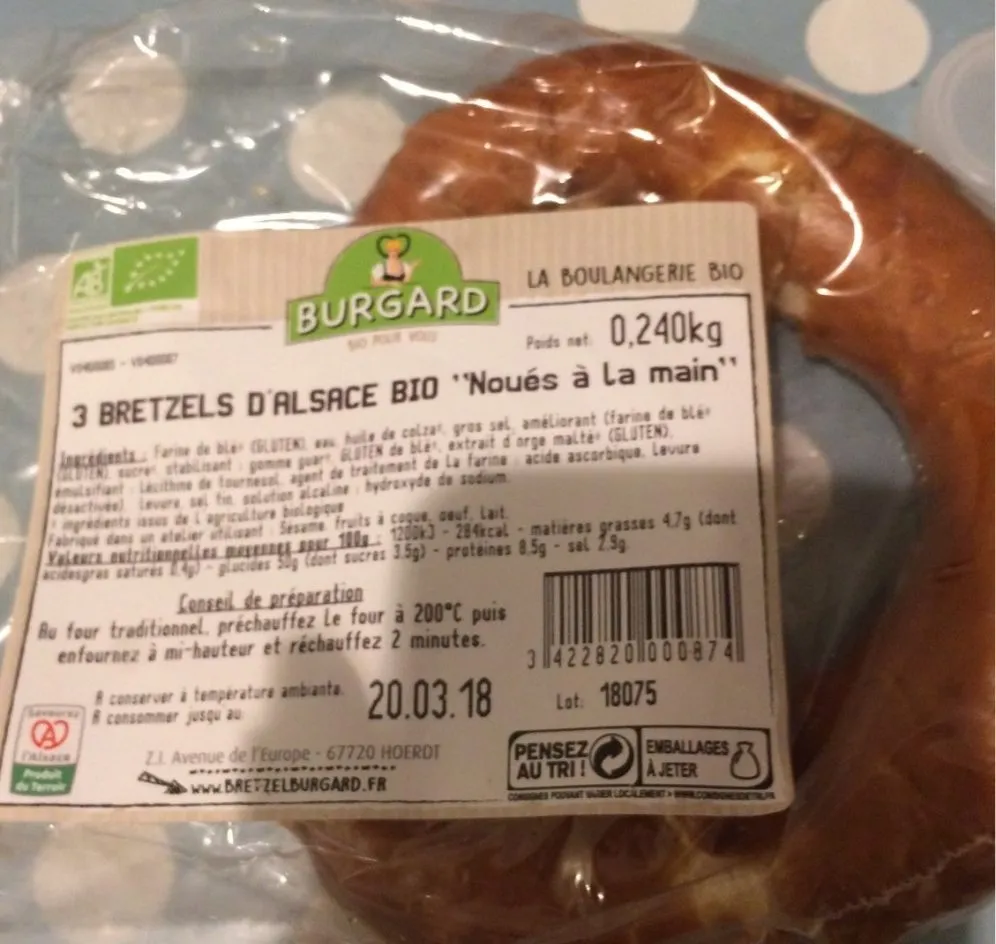 Bretzels d'Alsace Bio