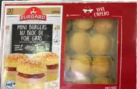Mini Burgers au bloc de foie gras