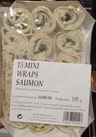 15 Mini Wraps Saumon