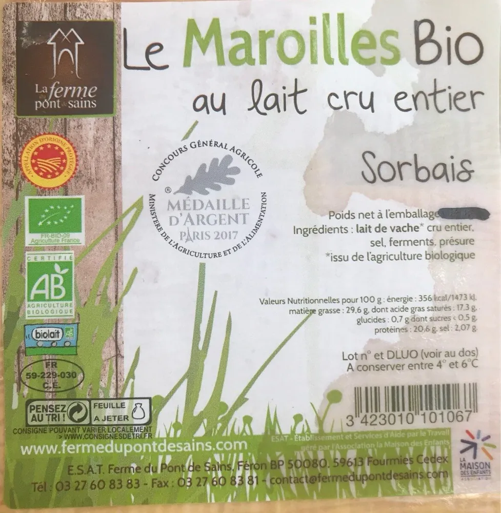 Le Maroilles Bio