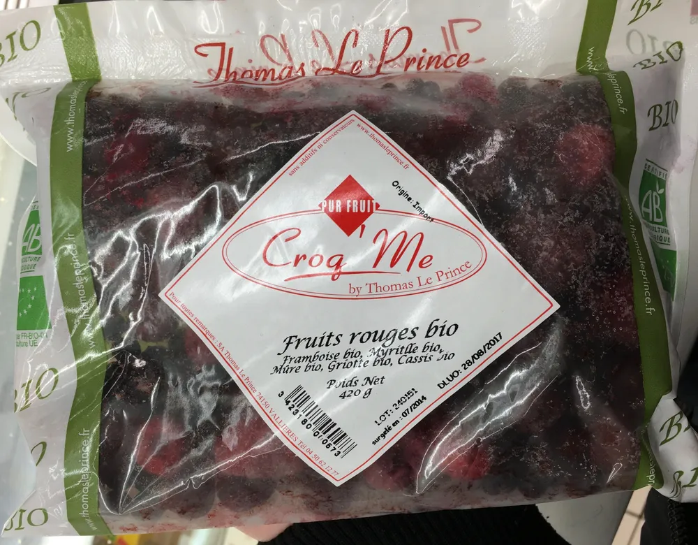Croq'Me Fruits rouges bio