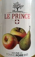 Thomas le prince pur jus pomme poire bio