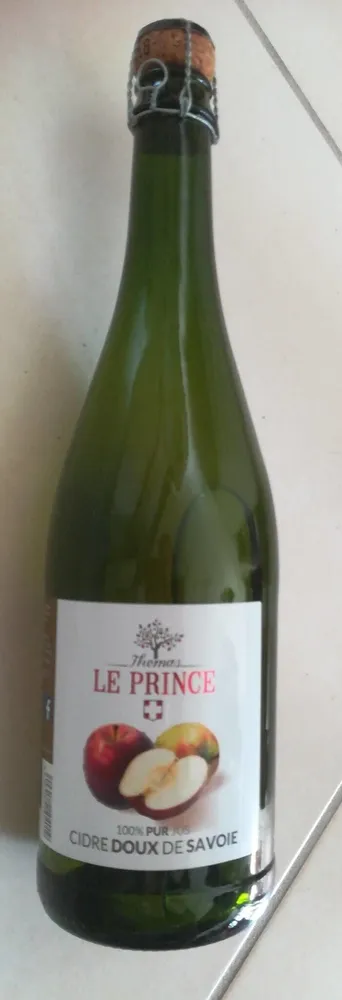 Cidre doux de Savoie