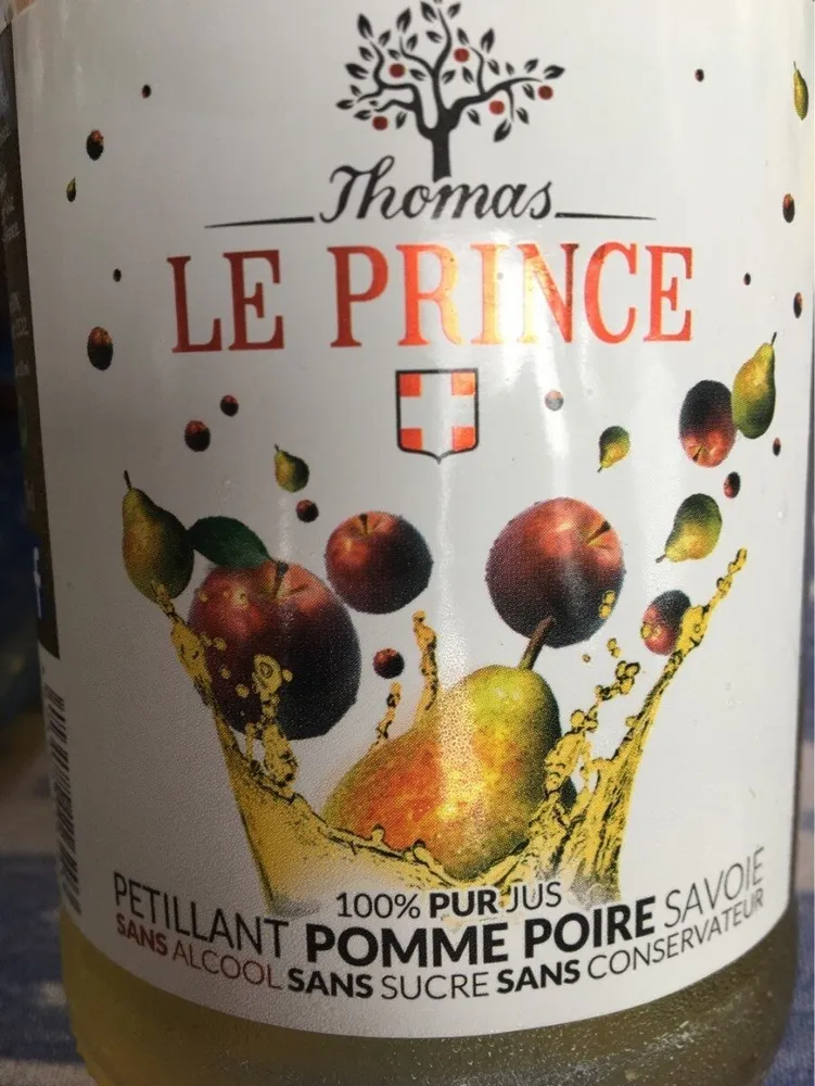 Petillant pomme poire