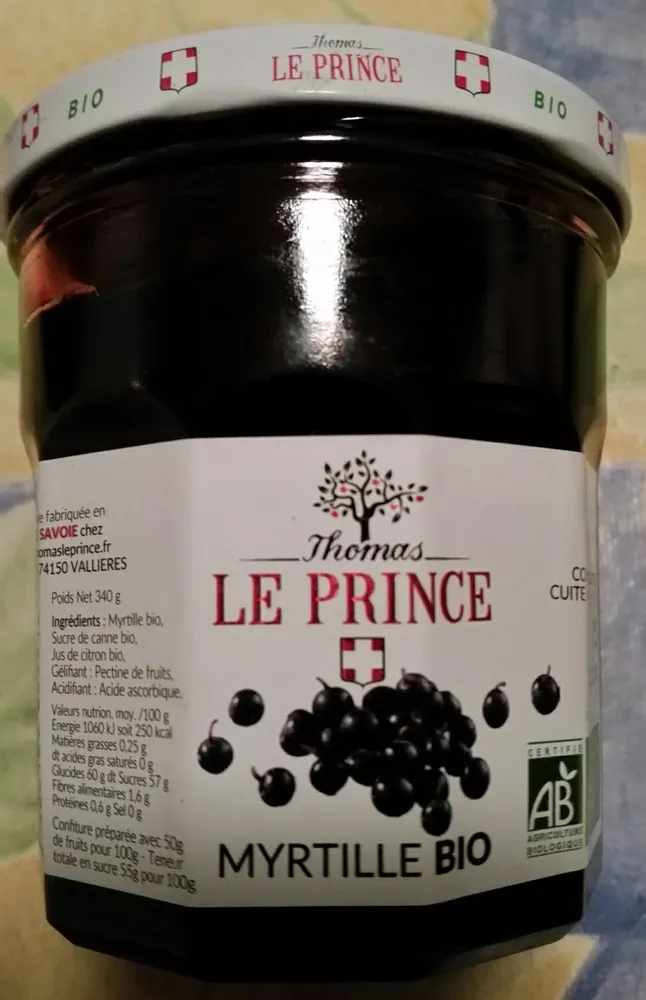 Confiture de Myrtilles