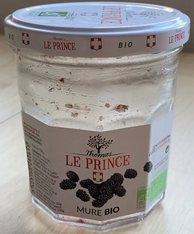 Confiture à la mûre Bio