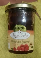 Confiture framboise épépinée