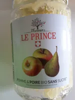 Pomme et poire bio sans sucre