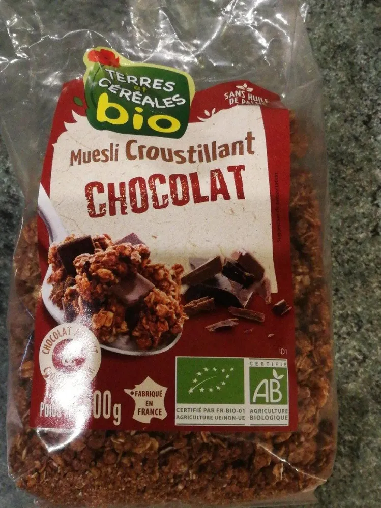 Muesli croustillant chocolat