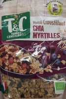 Muesli croustillant chia myrtilles