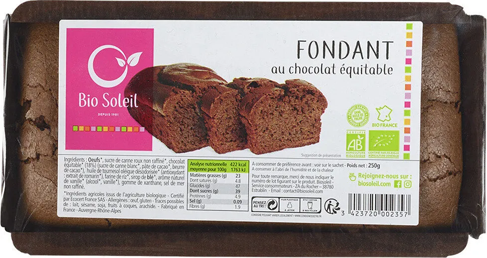 Fondant au chocolat