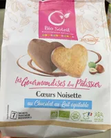 Cœur noisette au chocolat au lait