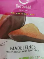 Madeleines au chocolat noir équitable