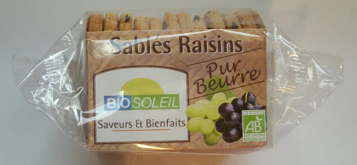 Sablés Raisins - Pur beurre