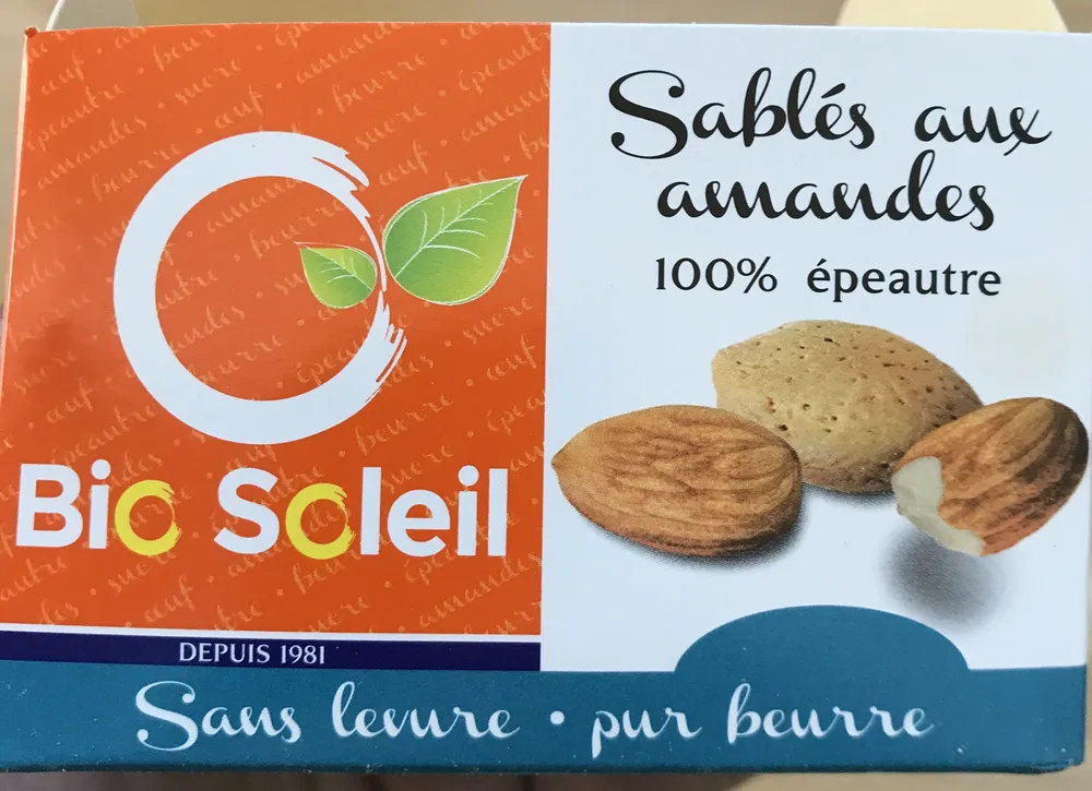 Sablés aux amandes 100% épeautre