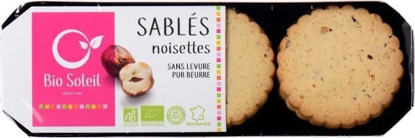 Sablés noisettes sans levure pur beurre