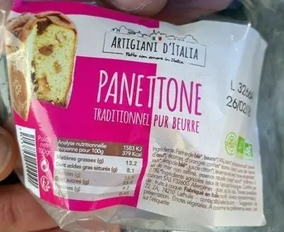 Panettone traditionnel pur beurre