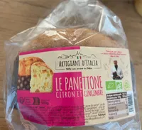 Le panettone citron et gingembre