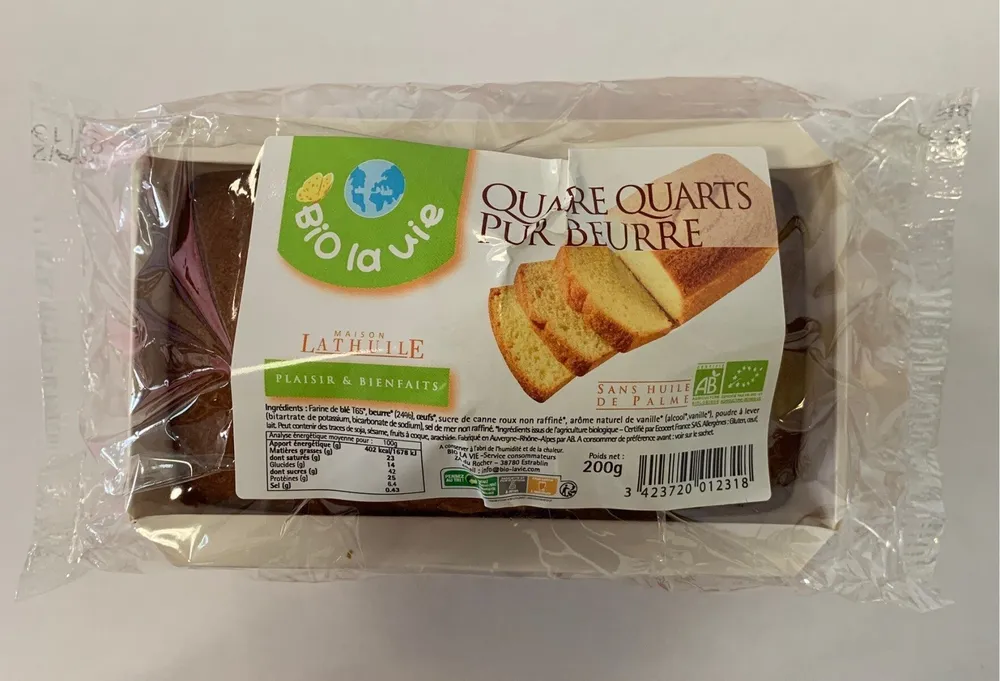 Quatre quarts pur beurre