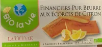 Financier pur beurre aux ecorces de citron