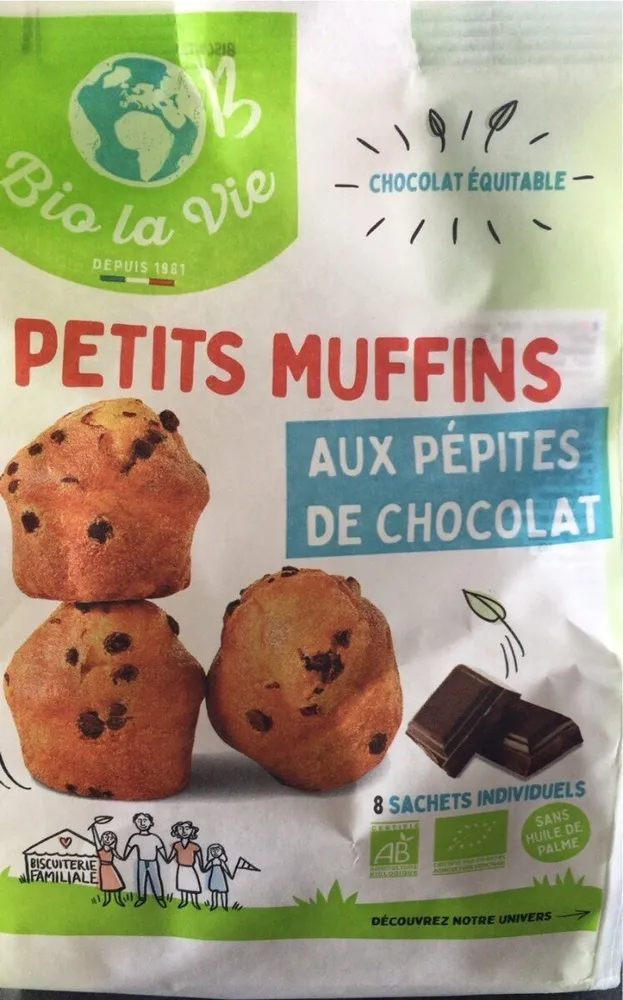 Petits Muffins aux pépites de chocolat