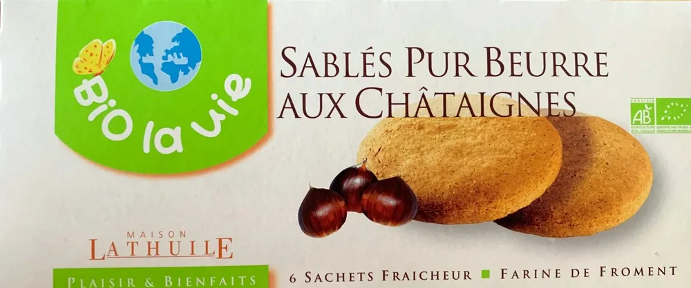 Sablés Pur Beurre Aux Châtaignes