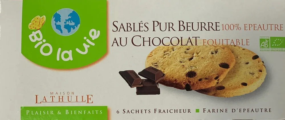 Sablés pur beurre au chocolat