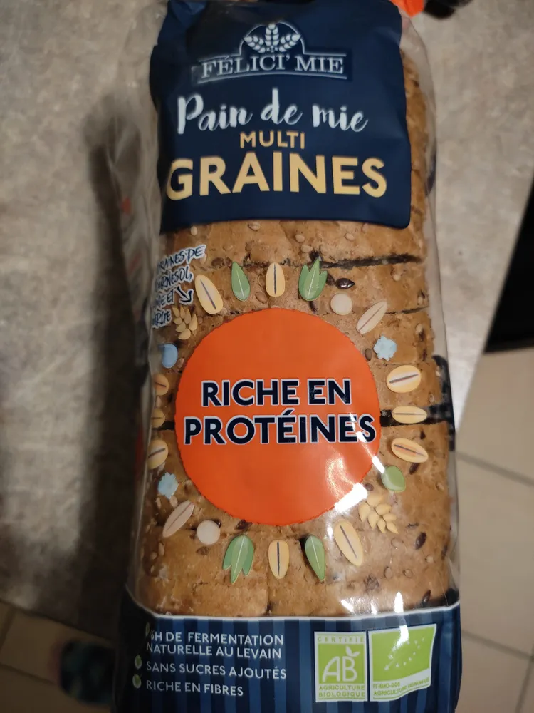 Pain de mie multi graines