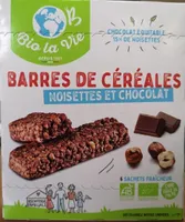 Barres Bio Noisettes & Chocolat équitable