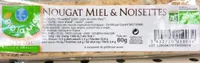 Nougat miel et noisettes