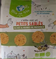 Petits sablés olives et herbes de provence