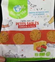 Petits sablés emmental et pizza