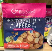 Petits sablés apero emmental pizza