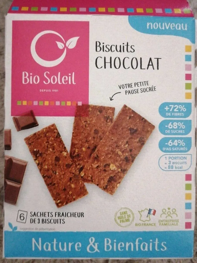 Biscuits chocolat