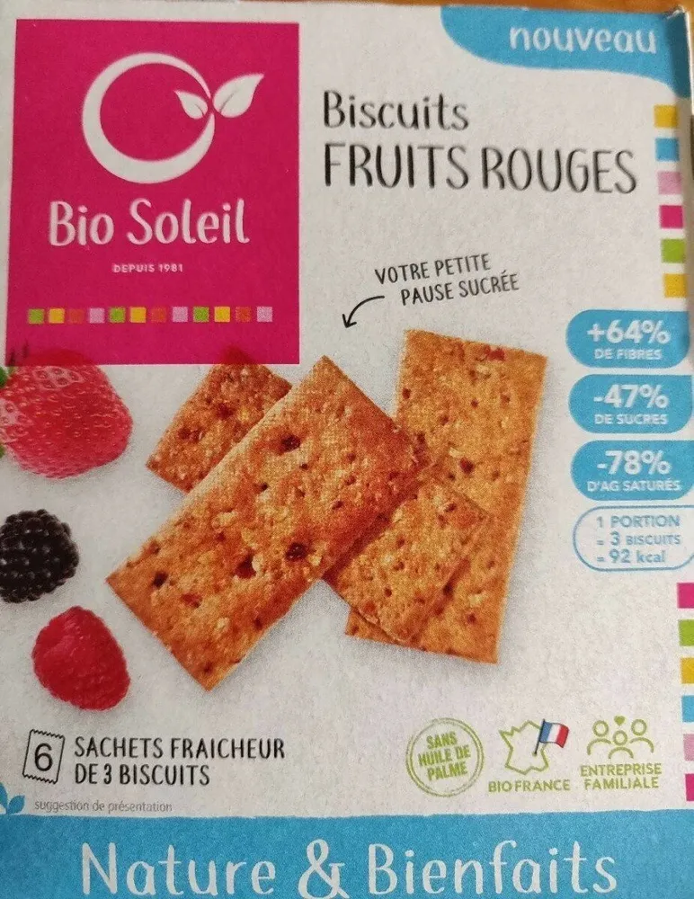 Biscuits Fruits rouges