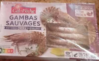 Crevettes entières crues sauvage surgelées