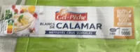 Blancs de Calmars nettoyés crus surgelés