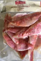 Filet de rouget barbet du senegal avec peau-crus surgelés