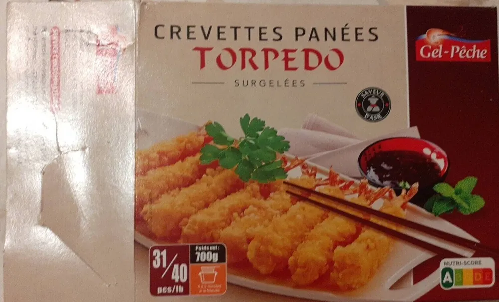 Crevettes panés