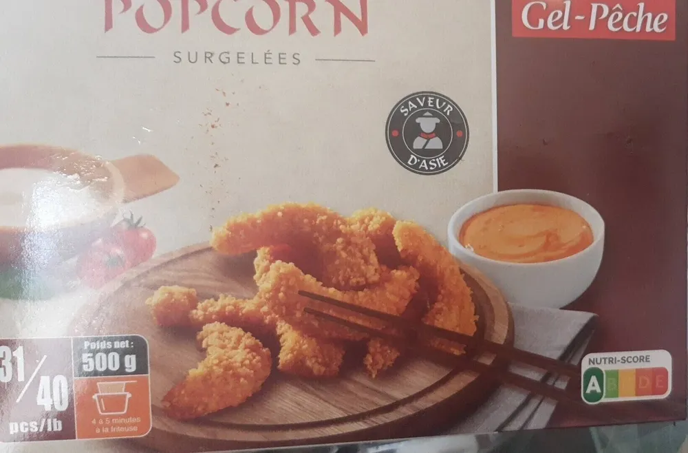 Crevettes panées popcorn