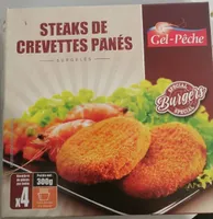 Steack de crevettes panés