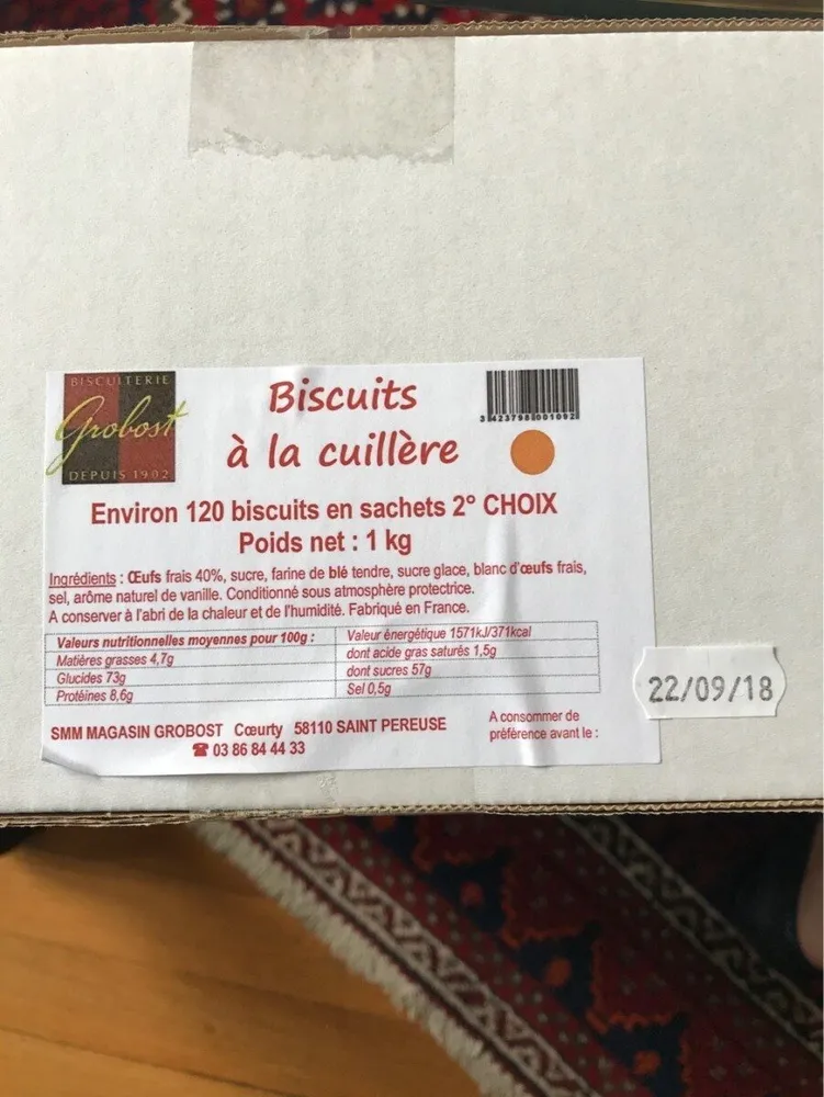 Biscuits cuillère